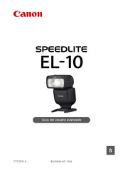 Canon SPEEDLITE EL-10 Guia Del Usuario Avanzada