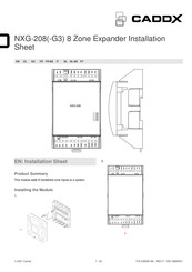 CADDX NXG-208 Guia De Instalacion