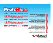 Gisowatt ProfiClean PC 35 TOOLS airtech Instrucciones De Uso Y Mantenimiento