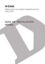 D-Link DSL-2730E Guía De Instalación Rápida