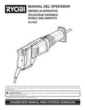 Ryobi RJ162V Manual Del Operador