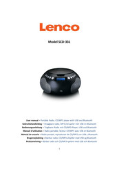 Lenco SCD-331BK Manual De Usuario