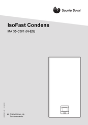 Saunier Duval IsoFast Condens MA 35-CS Instrucciones De Funcionamiento