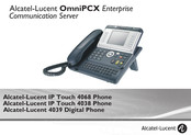 Alcatel-Lucent OmniPCX Enterprise Communication Server Manual Del Usuario