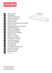Franke PRO BK 904 Manual De Uso