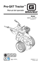 Gravely 985910 Manual Del Operador