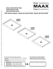 MAAX 420029 Guia De Instalacion