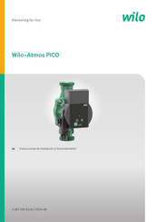 Wilo Wilo-Atmos PICO Serie Instrucciones De Instalación Y Funcionamiento