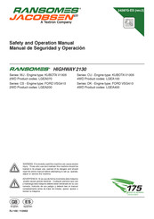 Textron Company RANSOMES JACOBSEN HIGHWAY2130 Manual De Seguridad Y Operacion