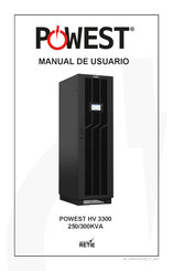 Powest HV 3300 250KVA Manual De Usuario