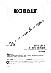 Kobalt KST 4024A-03 Manual De Instrucciones