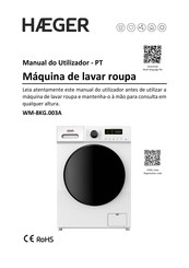 HAEGER WM-8KG.003A Manual Del Usuario