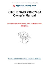 KitchenAid 720-0745A Instrucciones De Instalación Y Manual De Uso Y Cuidado