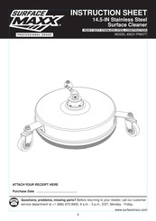 SurfaceMaxx SGY-PWA77 Hoja De Instrucciones