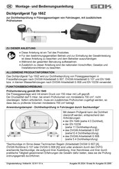 GOK 150Z Instrucciones Para El Montaje Y El Funcionamiento