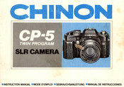 CHINON CP-5 TWIN PROGRAM Manual De Instrucciones