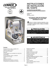 Lennox 070XE6B Instrucciones De Instalación