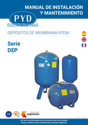 PYD Electrobombas DEP Serie Manual De Instalación Y Mantenimiento