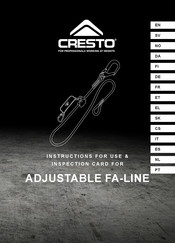 CRESTO ADJUSTABLE FA-LINE Instrucciones De Uso