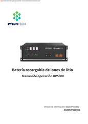 Pylontech UP5000 Manual De Operación