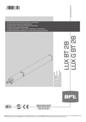BFT LUX BT 2B Nstrucciones De Instalacion