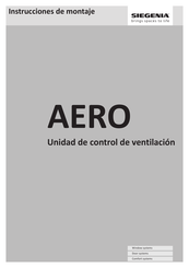 Siegenia AERO Instrucciones De Montaje