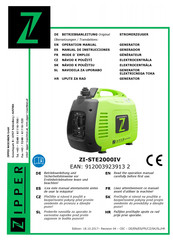 Zipper ZI-STE2000IV Manual De Instrucciones