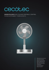 cecotec ENERGYSILENCE 800 FOLDAIR PORTABLE CONTROL Manual De Instrucciones
