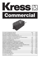 KRESS KAC859E Serie Manual Del Usuario