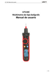 UNI-T UT118C Manual De Usuario