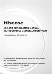 Hisense DH2524K1W Instrucciones De Instalacion Y Uso