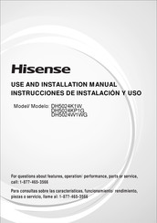 Hisense DH5024KP1G Instrucciones De Instalacion Y Uso