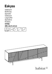 Habitat Eskyss 917955 Instrucciones De Montaje