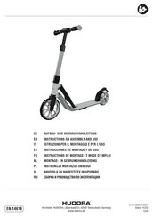 Hudora 14221 Instrucciones De Montaje Y De Uso