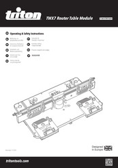 Triton TWX7 Instrucciones De Uso Y De Seguridad