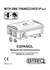 Briteq WTR-DMX TRANSCEIVER IP Mk2 Manual De Instrucciones