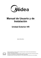 Midea M4O-27N8HRU Manual De Usuario Y De Instalación