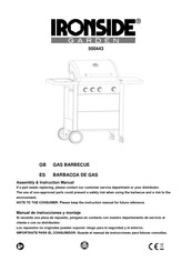 IRONSIDE GARDEN 500443 Manual De Instrucciones Y Montaje