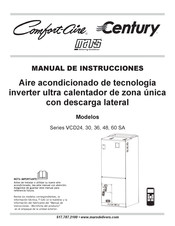 Mars Comfort-Aire A-VCD36SA-1-CY Manual De Instrucciones