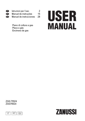 Zanussi ZGG 76524 Manual De Instrucciones