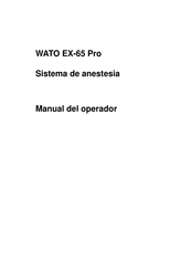 Mindray WATO EX-65 Pro Manual Del Operador