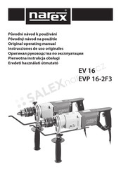 Narex EV 16 Instrucciones De Uso Originales