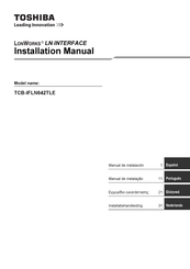 Toshiba LonWorks TCB-IFLN642TLE Manual De Instalación