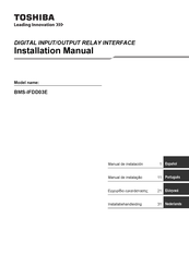 Toshiba BMS-IFDD03E Manual De Instalación