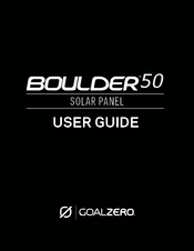 GOAL ZERO BOULDER50 Guia Del Usuario