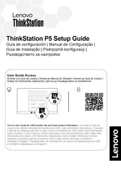 Lenovo ThinkStation P5 Guía De Configuración