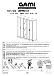 Gautier GAMI CHAMONIX H2N-185 Instrucciones De Montaje