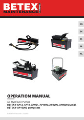 BEGA BETEX AP 8000S Manual De Operación