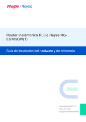 Ruijie Reyee RGEG105GW Guía De Instalación Del Hardware