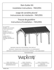 Yardistry YM12991 Instrucciones De Instalación